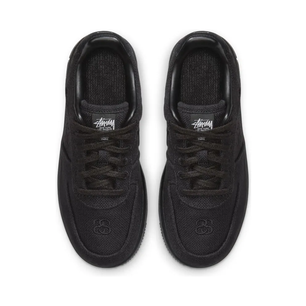 Nike Air Force 1 Low Stussy Black (PS) Black/Black/Black (DD1578-001)