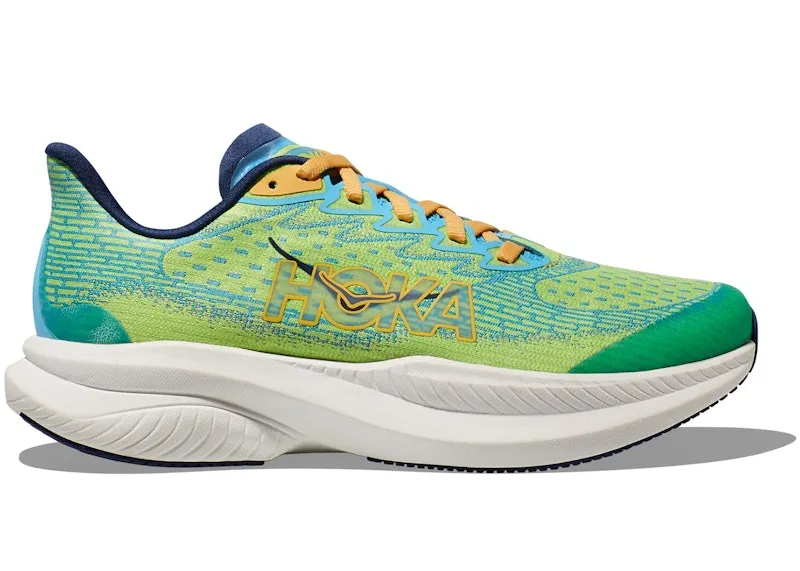 Hoka One Mach 6 Lettuce Bellwether Blue (1147553-LLW)