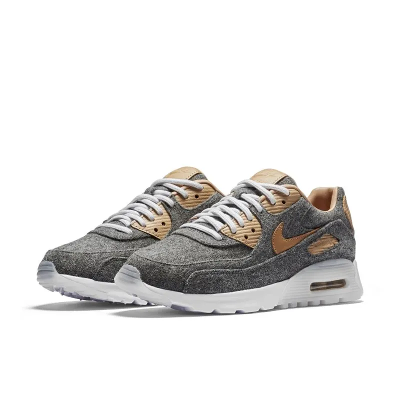 Nike Air Max 90 Ultra Cool Grey Vachetta Tan (W) Cool Grey/Vachetta Tan-White (859522-001)