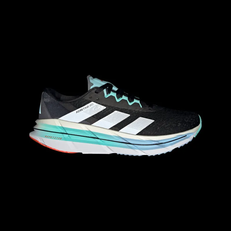 Adidas Adistar Byd Running Shoes Core Black / Iron Metallic / Flash Aqua (JI1225)