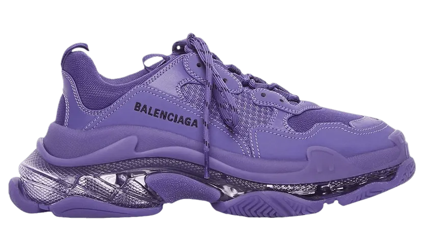 Balenciaga Triple S Clear Sole Deep Purple (541624W2GA16910)