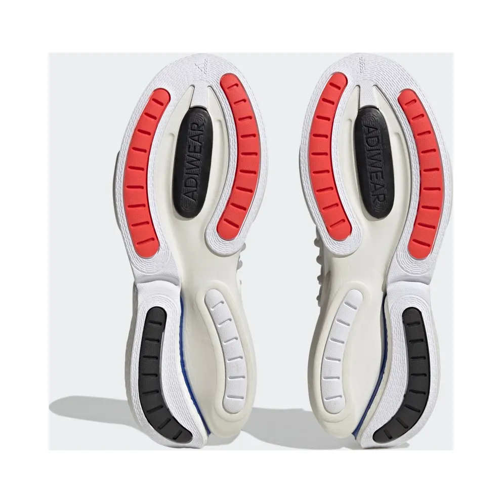 Adidas Alphaboost V1 Sustainable BOOST Lifestyle Running Cloud White / Blue Fusion / Bright Red (HP2757)