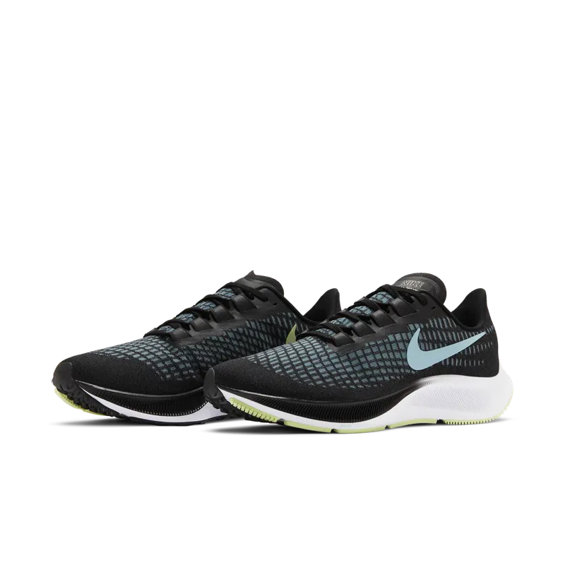 Nike Air Zoom Pegasus 37 Barely Volt (W) Black/Barely Volt/White (BQ9647-004)
