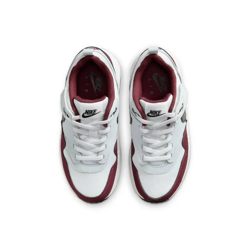 Nike Air Max 1 EasyOn White Dark Team Red Heather Pure Platinum Black (DZ3308-111)