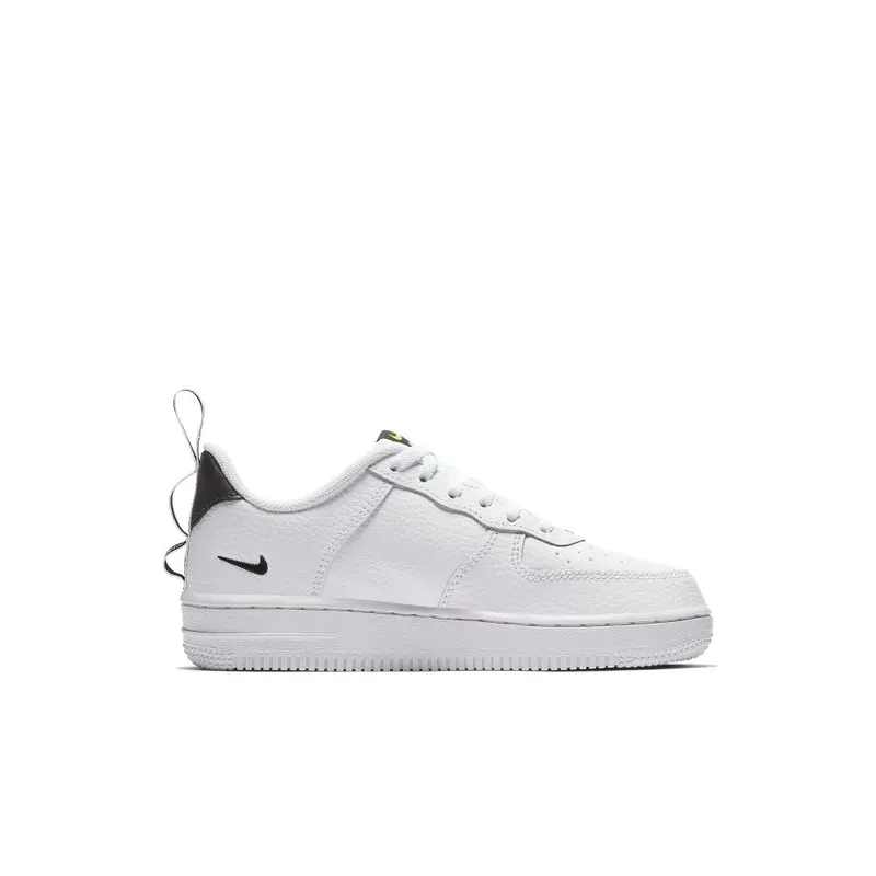 Nike Air Force 1 Low Utility White Black (PS) White/White-Black-Tour Yellow (AV4272-100)