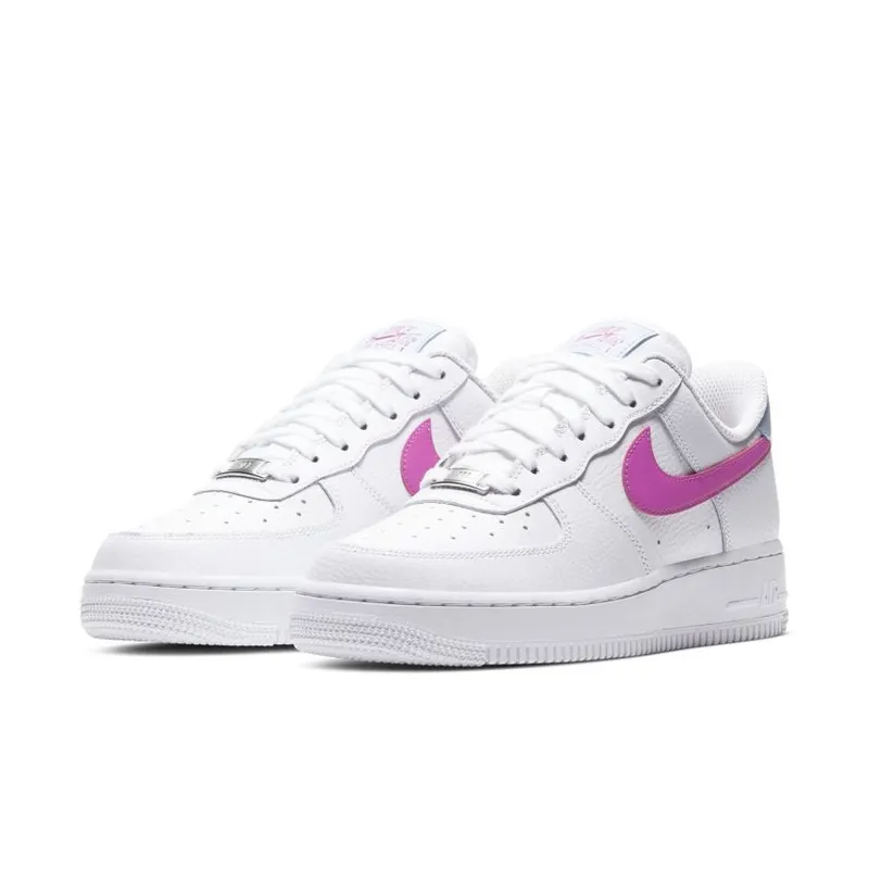 Nike Air Force 1 ’07 White / Fire Pink / Hydrogen Blue (CT4328-101)