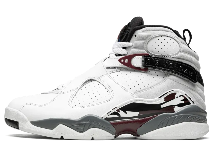 Air Jordan 8 Retro ‘Burgundy’ White/Black/Neutral Grey/Hyper Blue (CI1236-104)