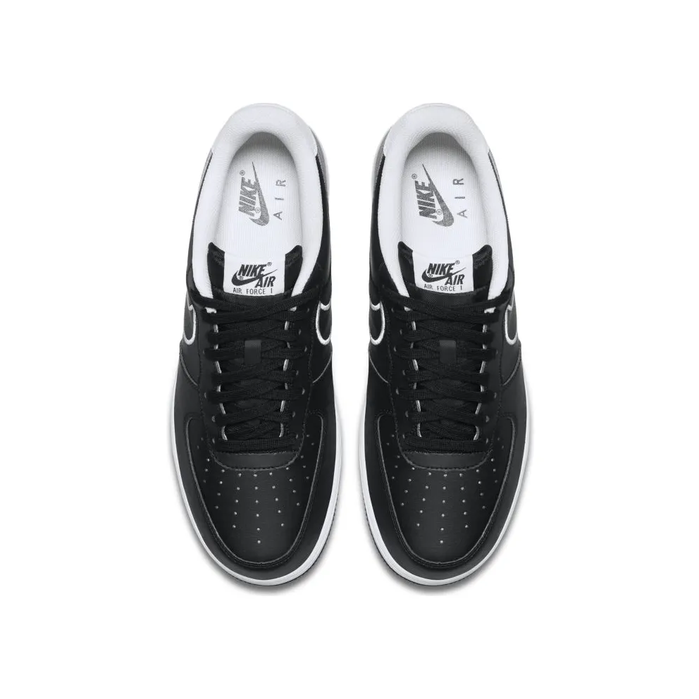 Nike Air Force 1 Low Leather Black White (2018) Black/White (AJ7280-001)