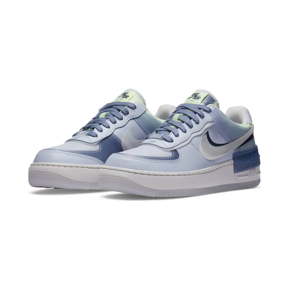 Nike WMNS Air Force 1 Shadow SE White Indigo (2020) (CK6561-001)