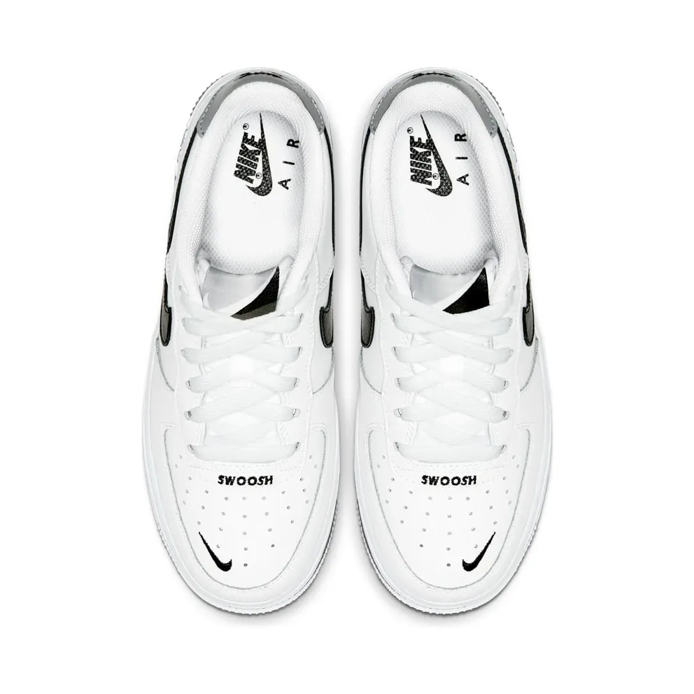 Nike Air Force 1 Low ’07 LV8 White Black Mini Swoosh (CT5531-100)