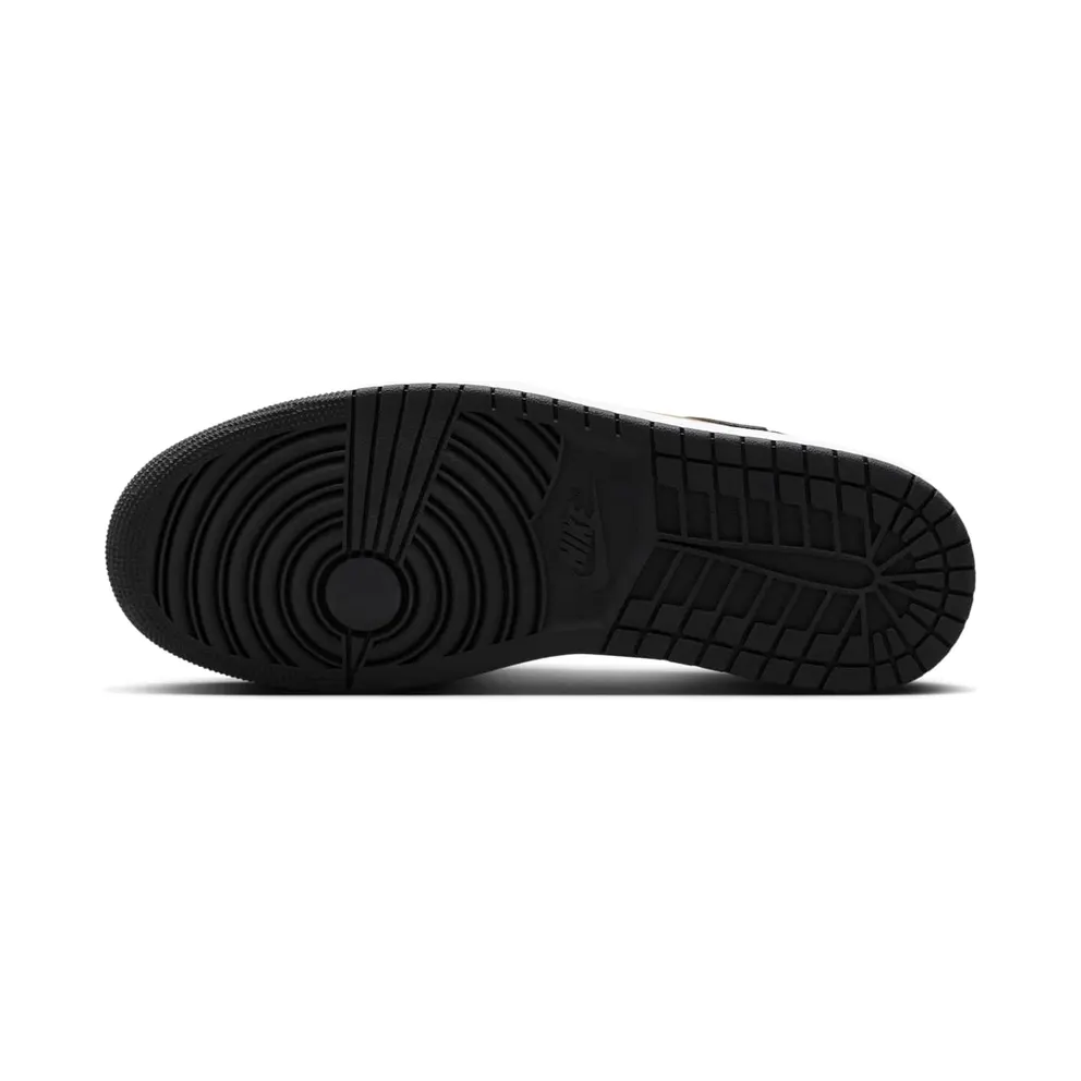 Jordan 1 Low FlyEase Black White Metallic Gold (DM1206-071)