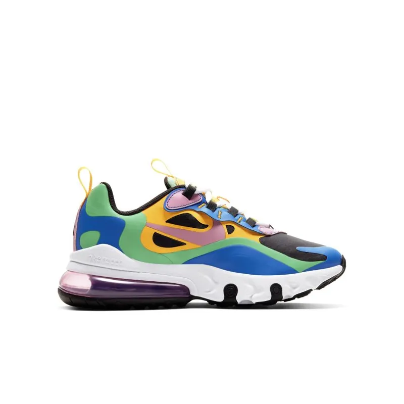 Nike Air Max 270 React Magic Flamingo (GS) Off Noir/University Gold/Soar (CU4668-001)