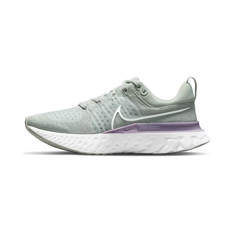 Nike React Infinity Run Flyknit 2 Grey “Light Silver / Infinite Lilac / Barely Green / White” (CT2423-005)
