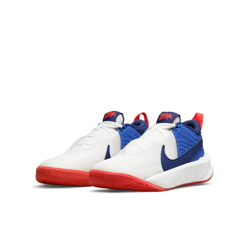 Nike Team Hustle D 10 Older Kids’ Basketball White (CW6735-103)