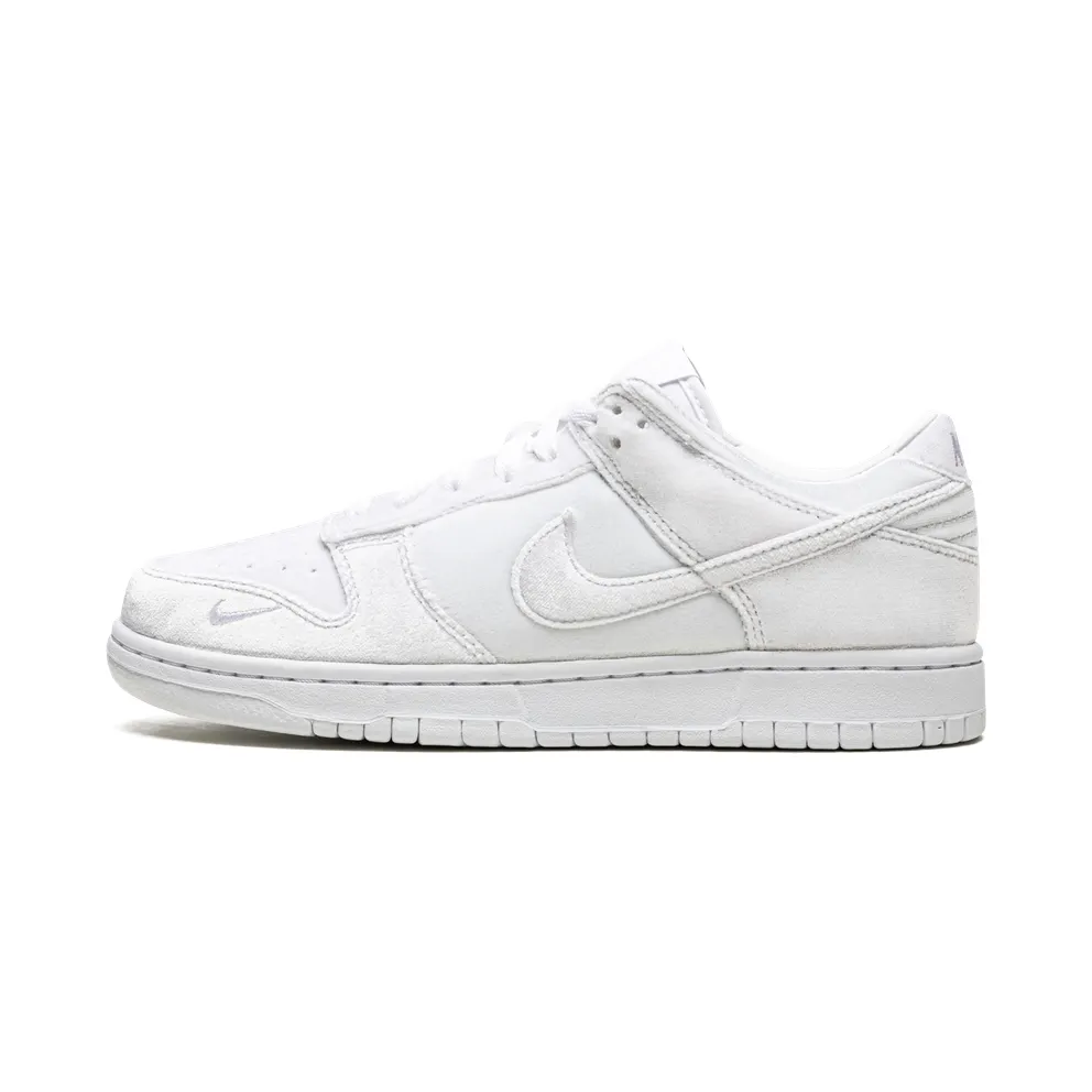 Nike x Dover Street Market Dunk Low Triple White – “White / White / White” (DH2686-100)