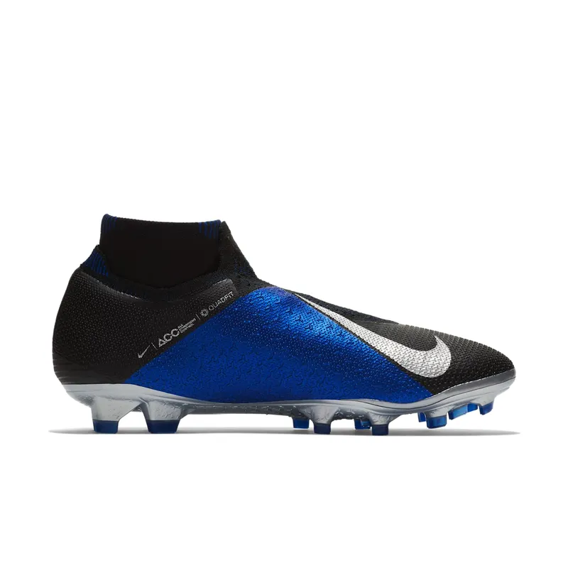 Nike Phantom Vision Elite DF FG Black Blue Black/Blue (AO3262-004)
