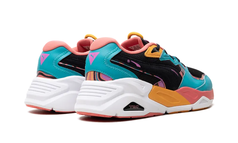 TRC MIRA LAVA “Puma Black / Deep Aqua / Salmon / Multi-Color” (388410-01)