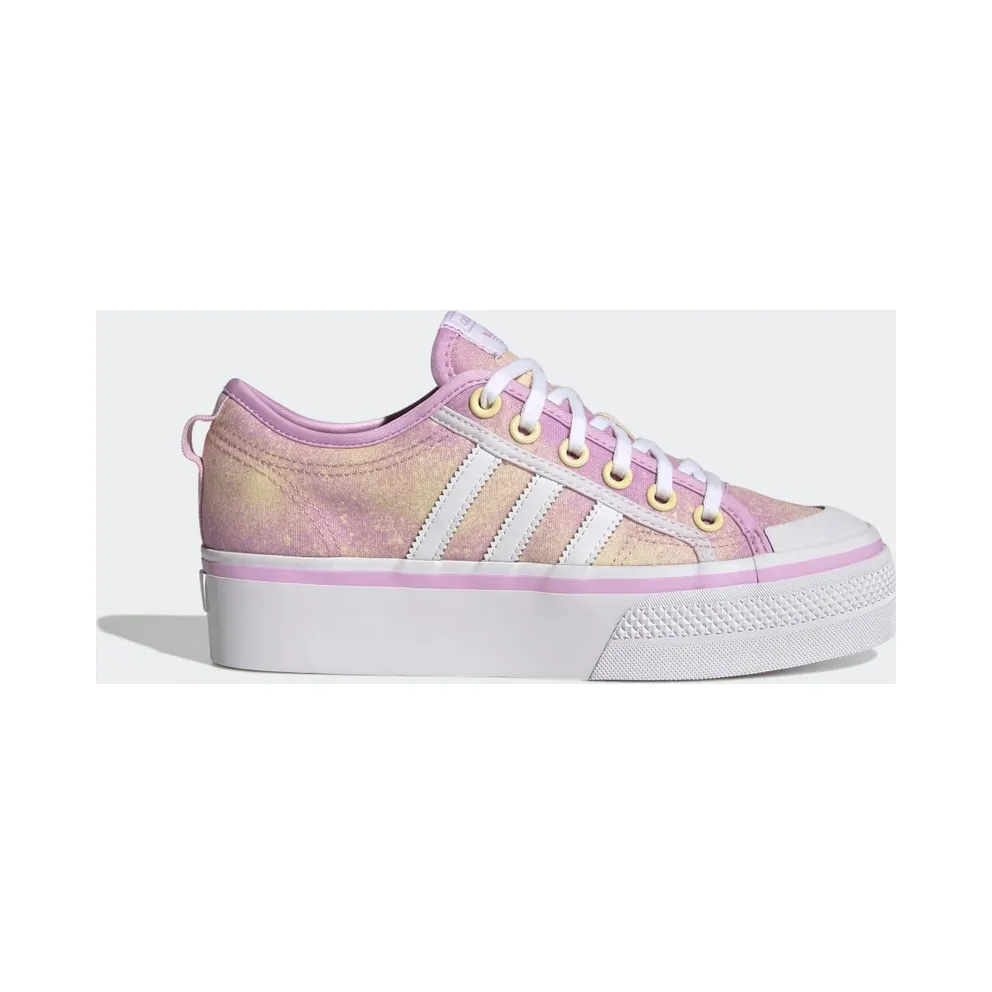 adidas Nizza Platform Schuh Bliss Lilac / Cloud White / Almost Yellow (GY9476)