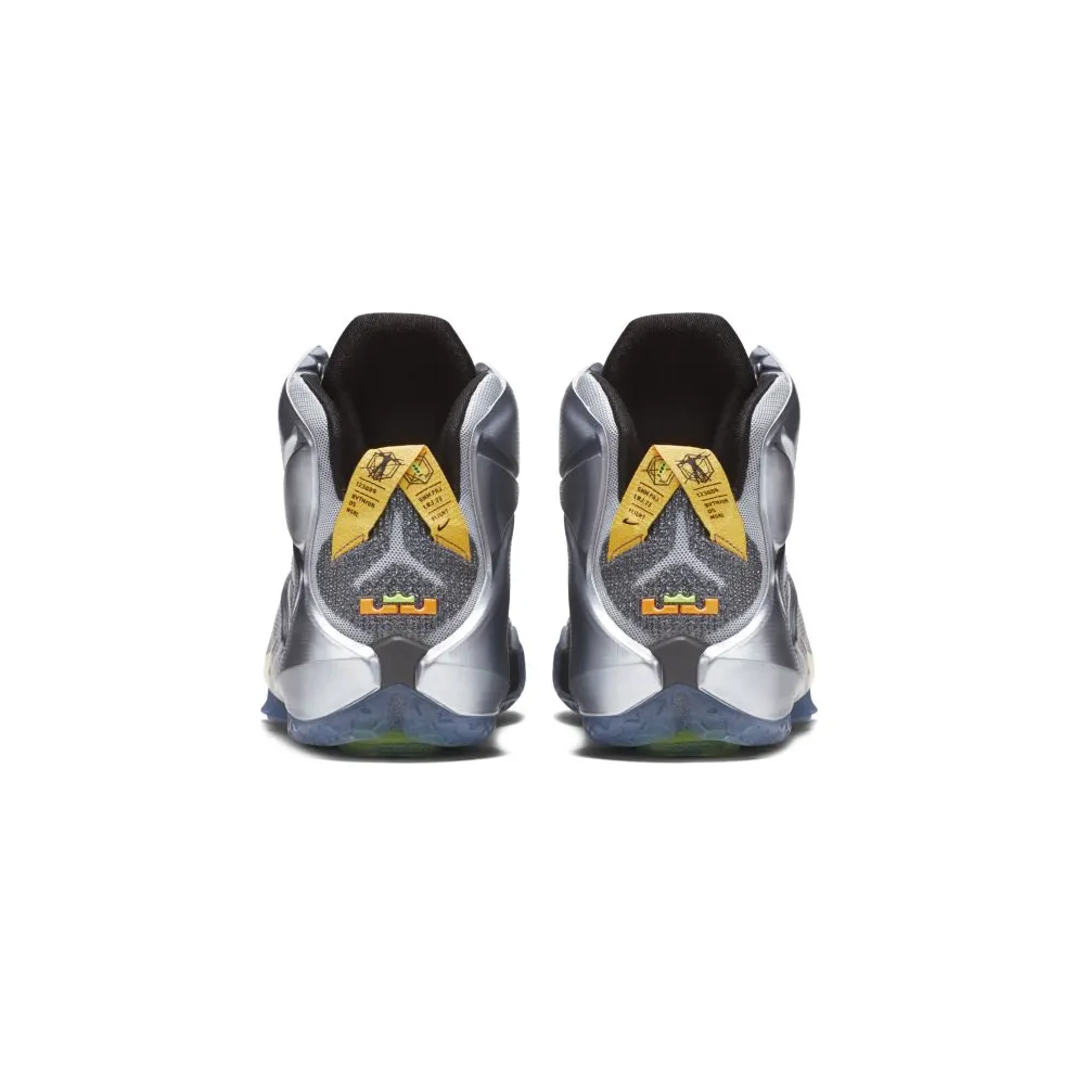 Nike LeBron 12 Flight Wolf Grey/Bright Citrus-Black (684593-080)