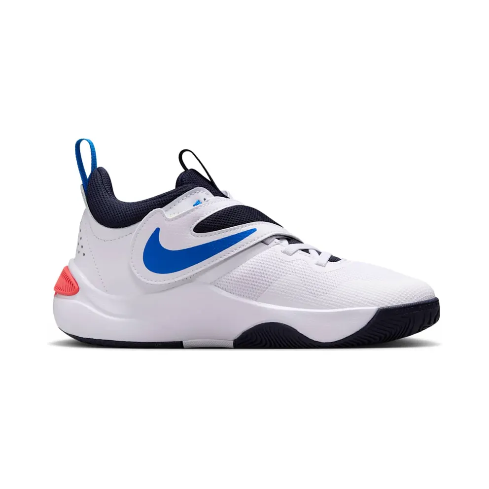 Nike Team Hustle D 11 White Bright Crimson Photo Blue Light Lemon Twist (DV8996-105)