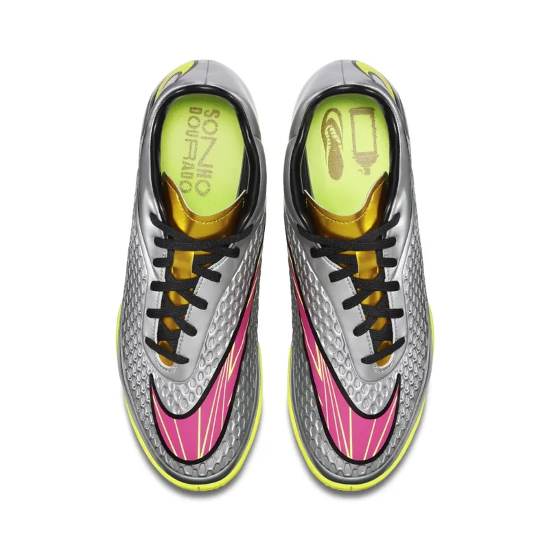 Nike Hypervenom Phelon Premium IC Chrome Gold Pink Chrome/Metallic Gold Coin-Hyper Pink (677587-069)