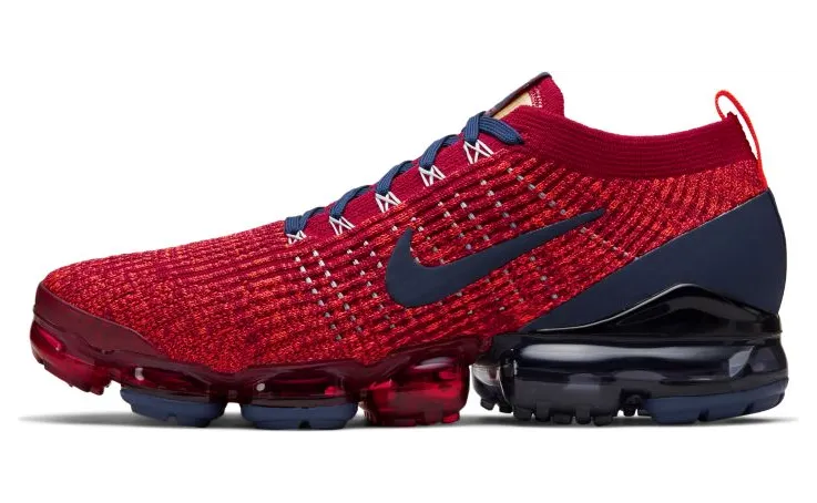 Nike Air VaporMax Flyknit 3 Noble Red Blue Void