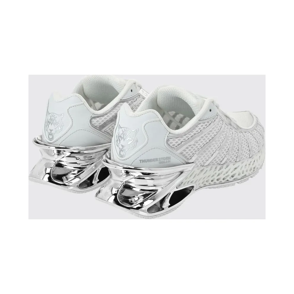 Plein Sport Bicolor Thunderstorm GenX in Mesh with a Chunky Sole White (FABSUSC0337PTE003N01)