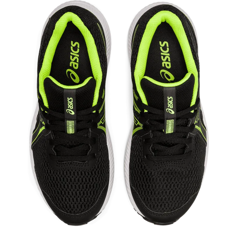 Asics CONTEND™ 7 GS Black/Hazard Green (1014A192.005)