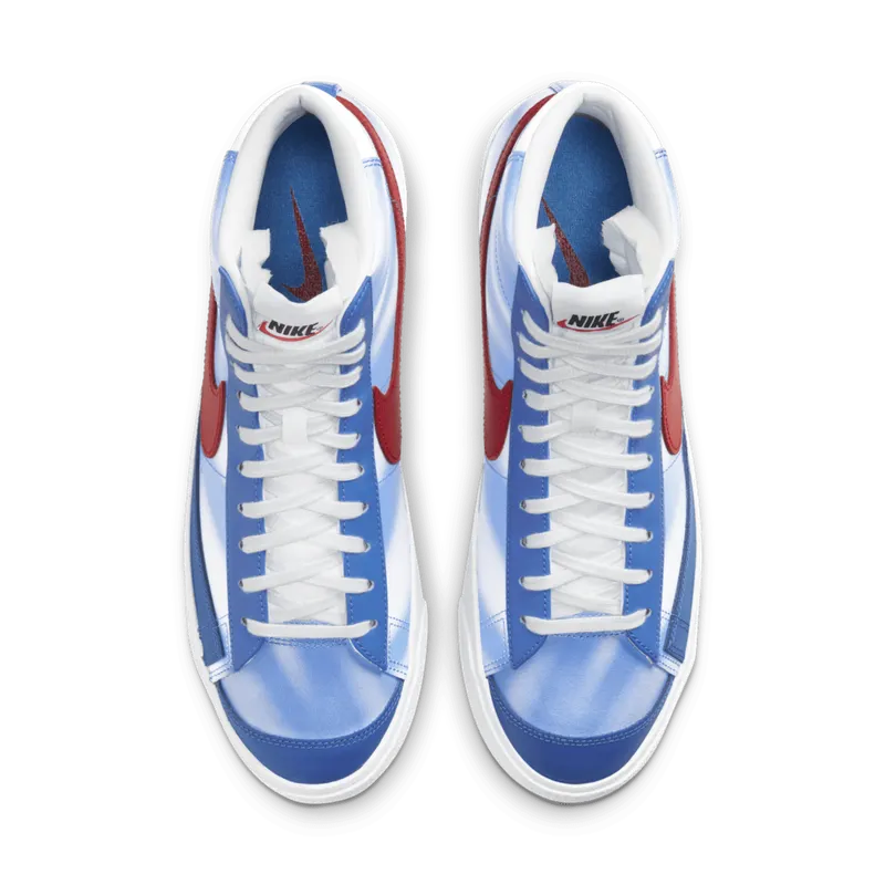 Nike Blazer Mid 77 Pacific Blue Red Pacific Blue/White-University Red (DC1405-400)
