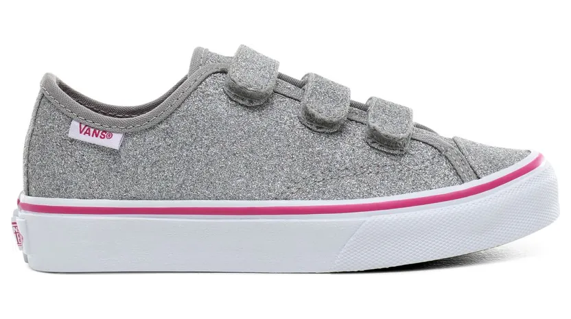 VANS Glitter Textile Style 23 V Schoenen Voor Kinderen (Grijs)
