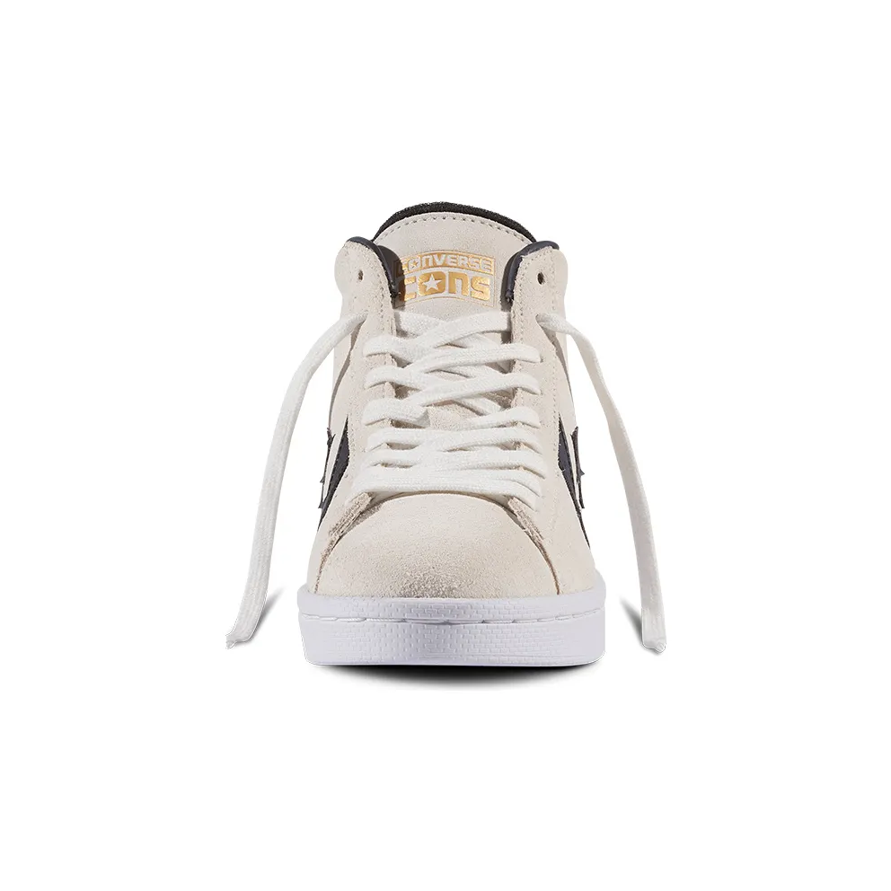 Converse Pro Leather High Al Davis White Suede White/Black (160252C)