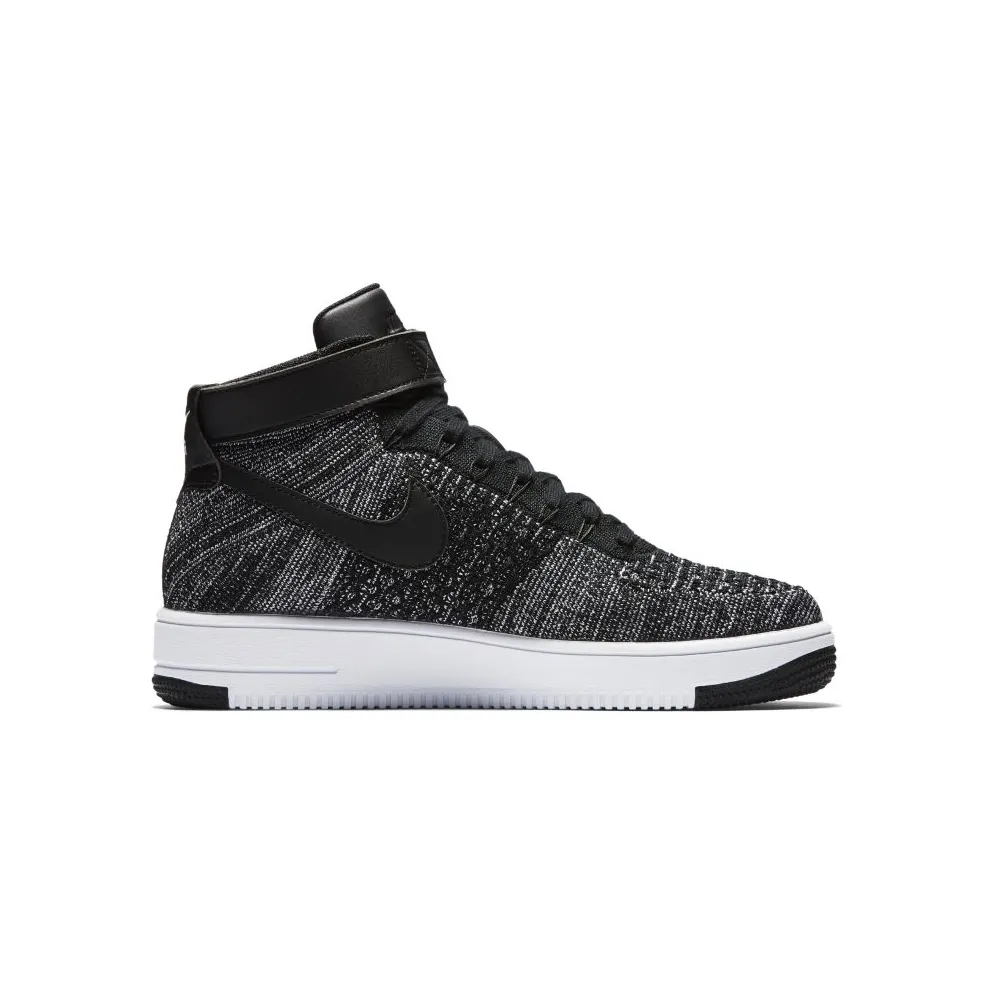 Nike Air Force 1 Ultra Flyknit Mid Oreo Black/Black-White (817420-004)