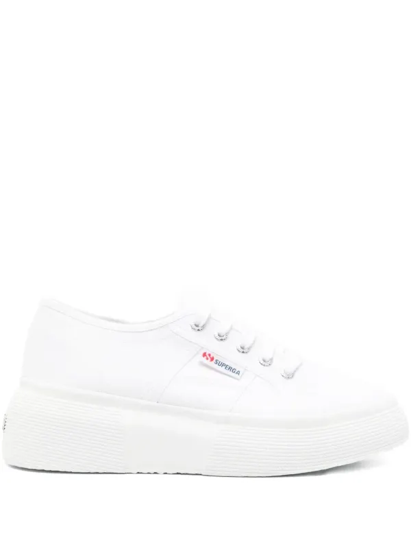 Superga with plateauzool – White (S2132LW)