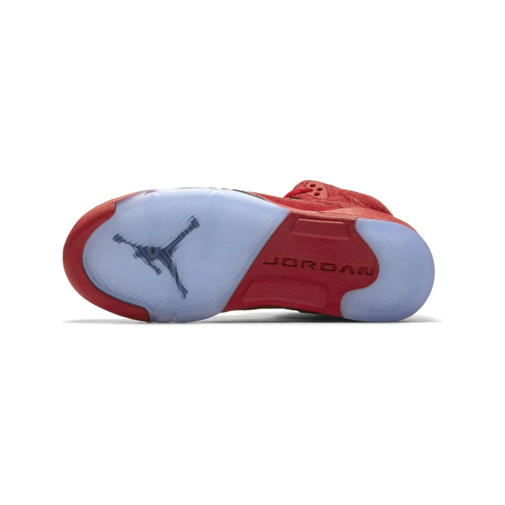 Jordan 5 Retro Red Suede (GS) (440888-602)