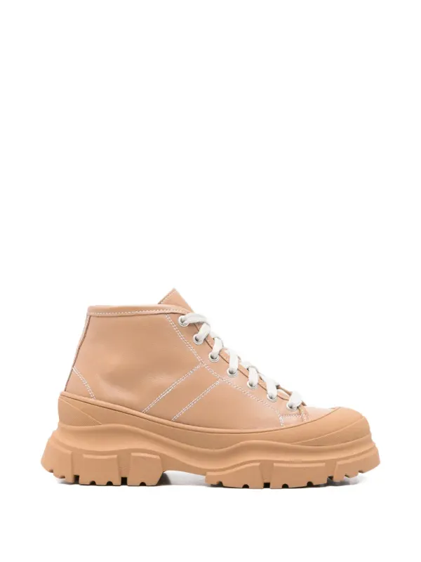 Sofie D’hoore Fairway with contrasterend stiksel – Beige (FAIRWAYLNAP02)