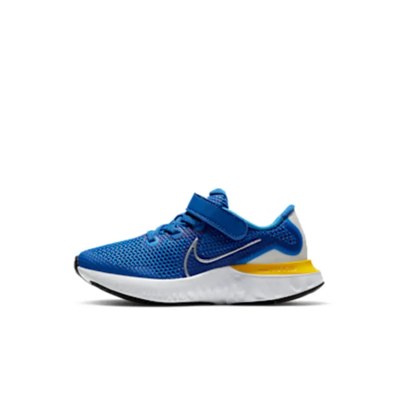 Nike Renew Run “Game Royal / Photo Blue / Black / Metallic Silver” (CT1436-408)