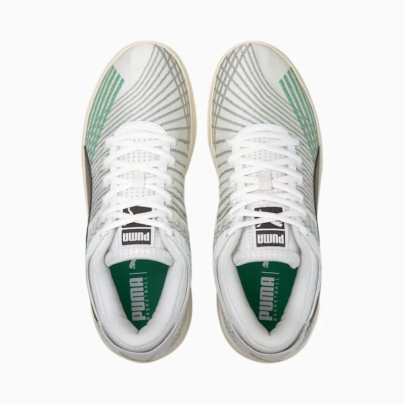 Puma Clyde All-Pro Coast 2 Coast Basketball Shoes White/Green (195124-01)