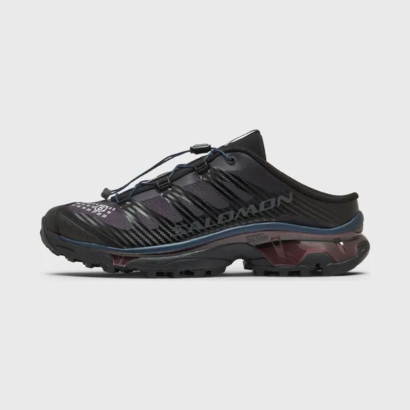 Maison Margiela MM6 MM6 X Salomon XT-4 Mule Black / Nine Iron / Hunkle Berry Violet