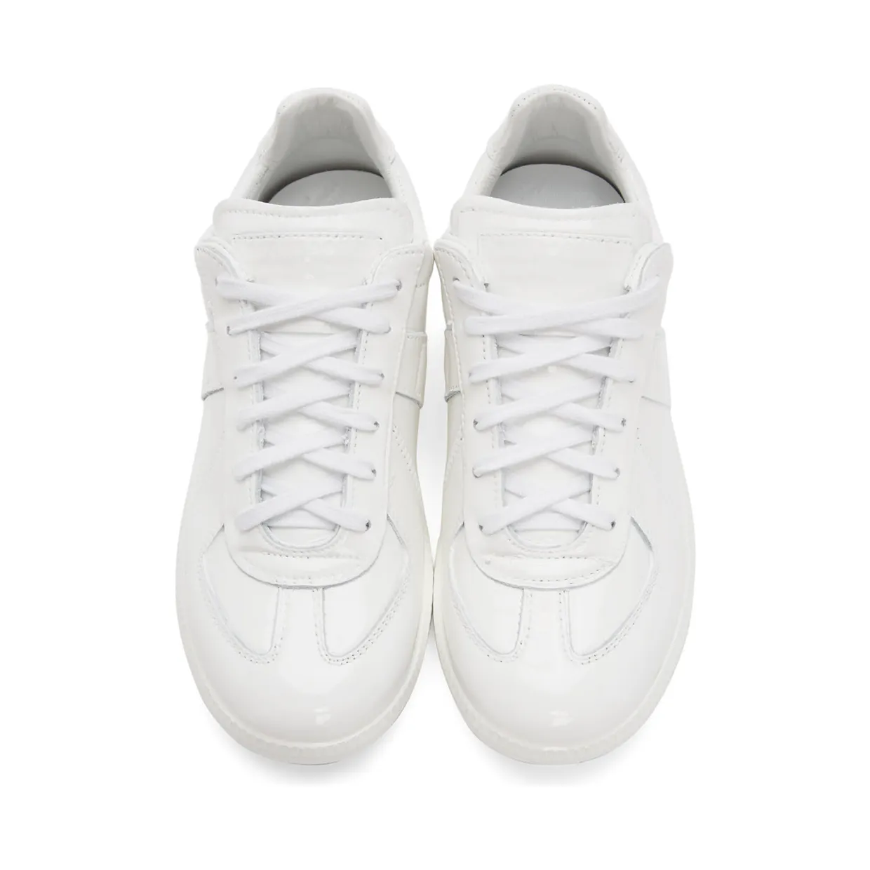 Maison Margiela White Rubber Replica Low Sneakers (S58WS0109 P4487) (5)