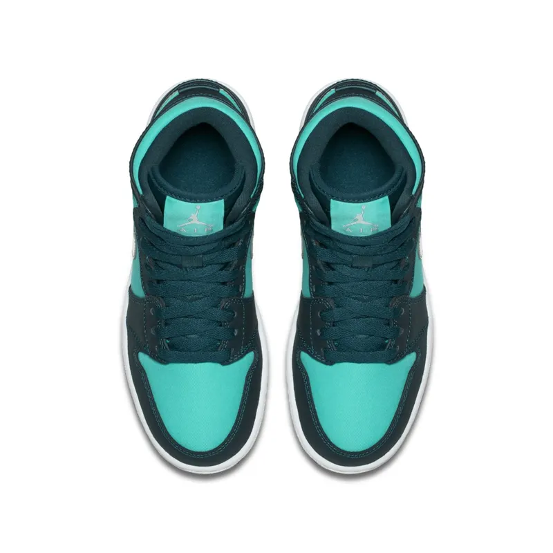 Jordan 1 Retro High Hyper Jade Metallic Silver (GS) Hyper Jade/Metallic Silver-Midnight Turquoise-White (332148-318)