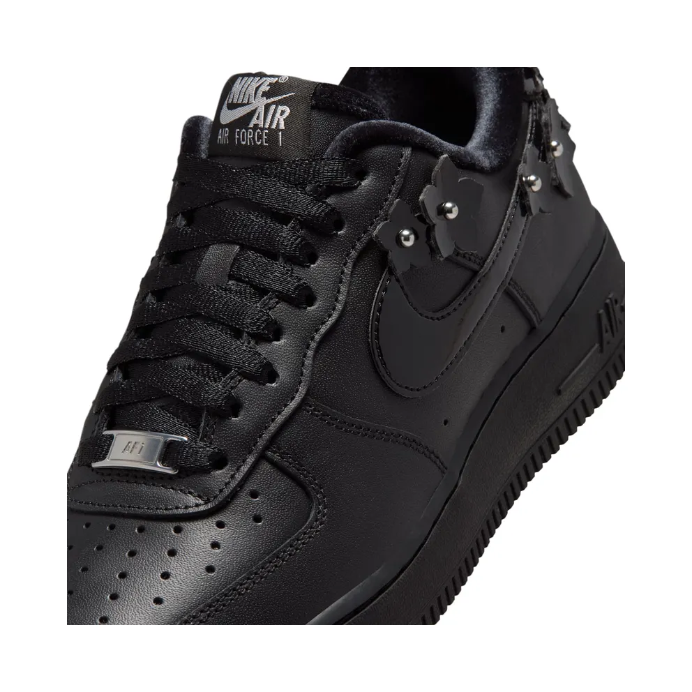 Nike Air Force 1 Low ’07 Womens “Florette Black / Off-Noir” (IR8637-001)