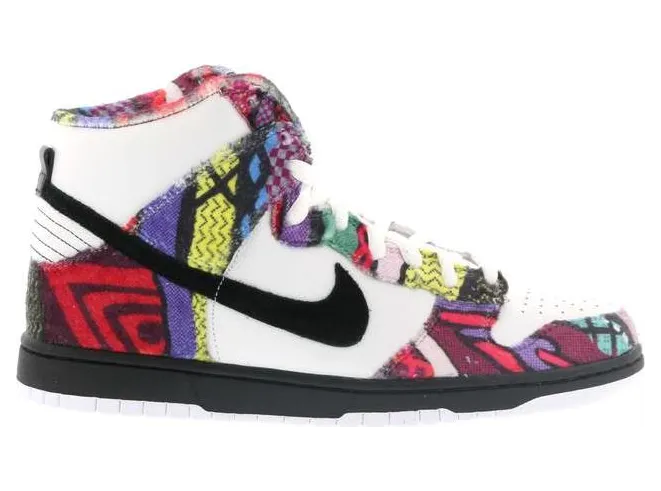 Nike Dunk High Premium SB ‘Huxtable’ White/Black (313171-101)