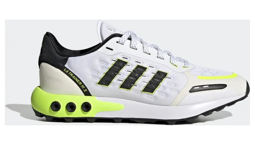 adidas LA TRAINER III Cloud White / Core Black / Solar Yellow (FY3704)