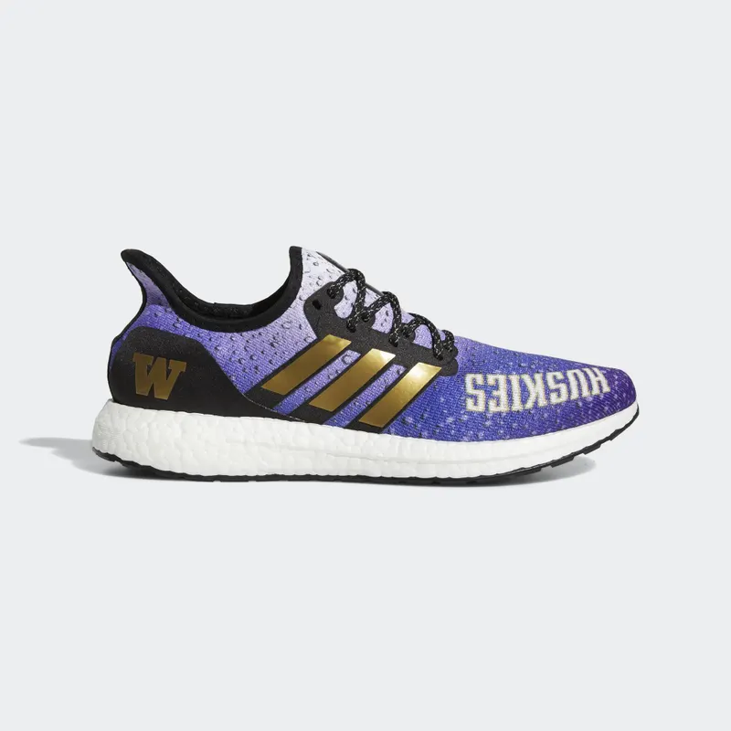 adidas Speedfactory AM4 Washington Huskies Cloud White/Gold Metallic/Core Black (FX7254)