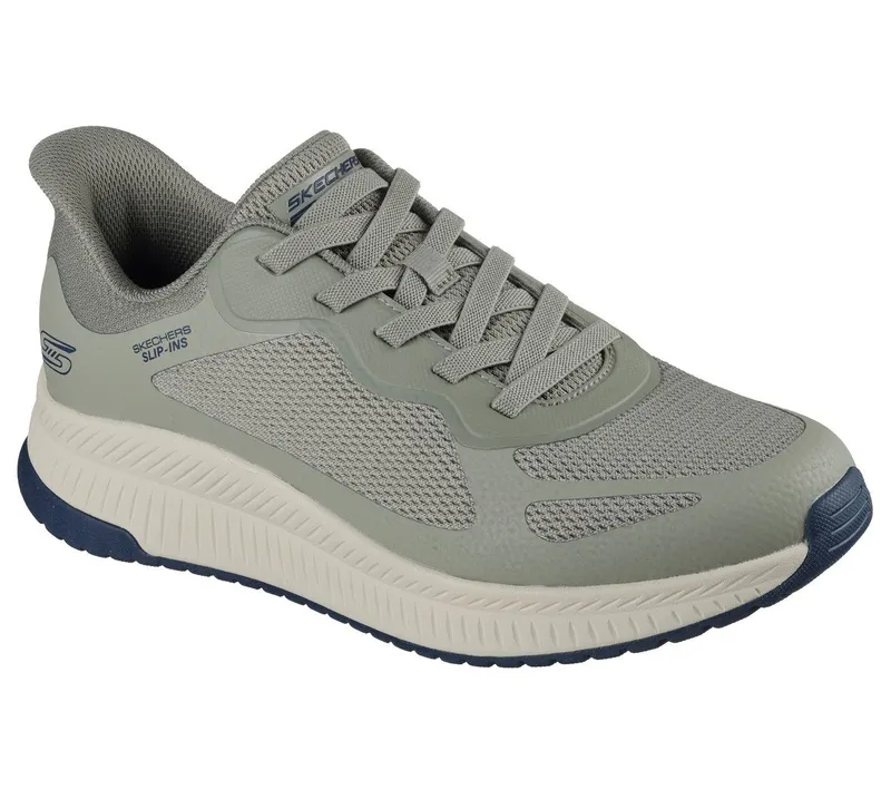 Skechers Slip-ins: BOBS Sport Squad Chaos 4 Sneaker Olijf