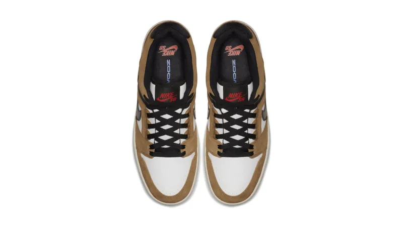 Nike SB Air Force 2 Low Escape Lichen Brown/Black-White-Phantom (AO0300-300)