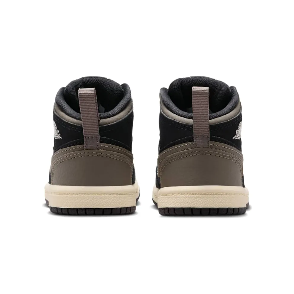 Air Jordan 1 Black/Light Wild Mango/Muslin/Olive Grey (IB7054-002)