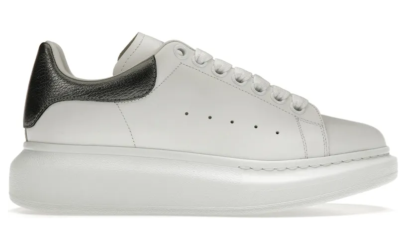 Alexander McQueen Oversized White Metallic (553770WHFBU9042)
