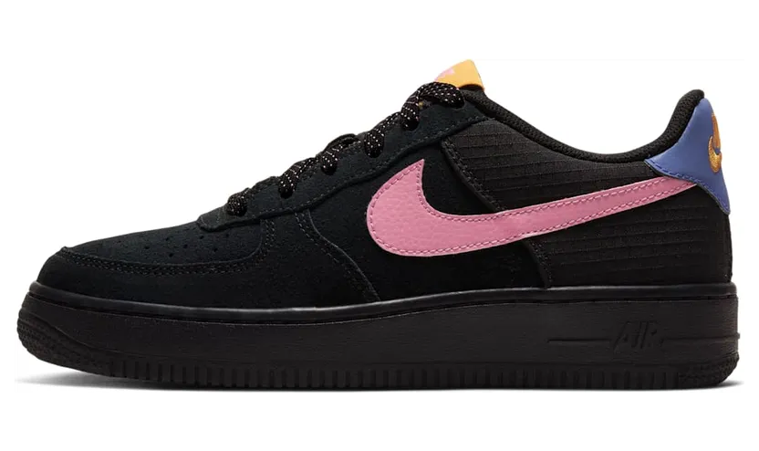Nike Air Force 1 LV8 2’Black Pollen Rise’ GS Black/Persian Violet/Pollen Rise/Magic Flamingo (CN5710-001)