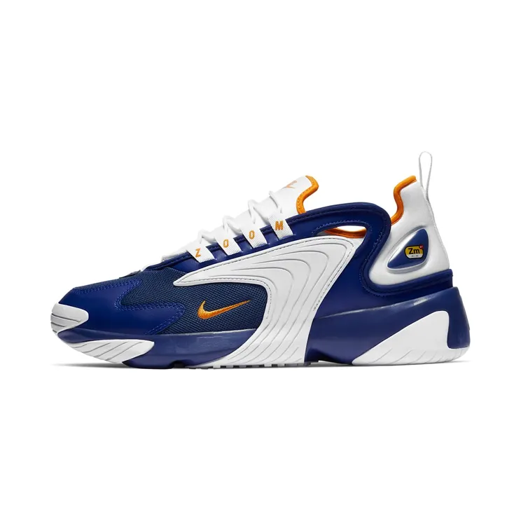 Nike Zoom 2K “Deep Royal Blue / White / Orange Peel” (AO0269-400)
